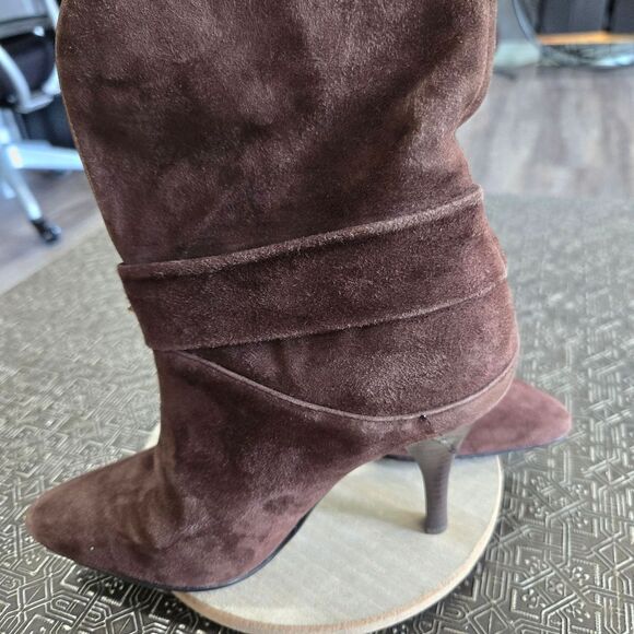 🐢 Colin Stuart Suede Pumps/ Booties Size 5B - Picture 5 of 17